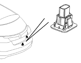 Przełącznik zamykania klapy bagażnika INSIGNIA czerń (do 2013)